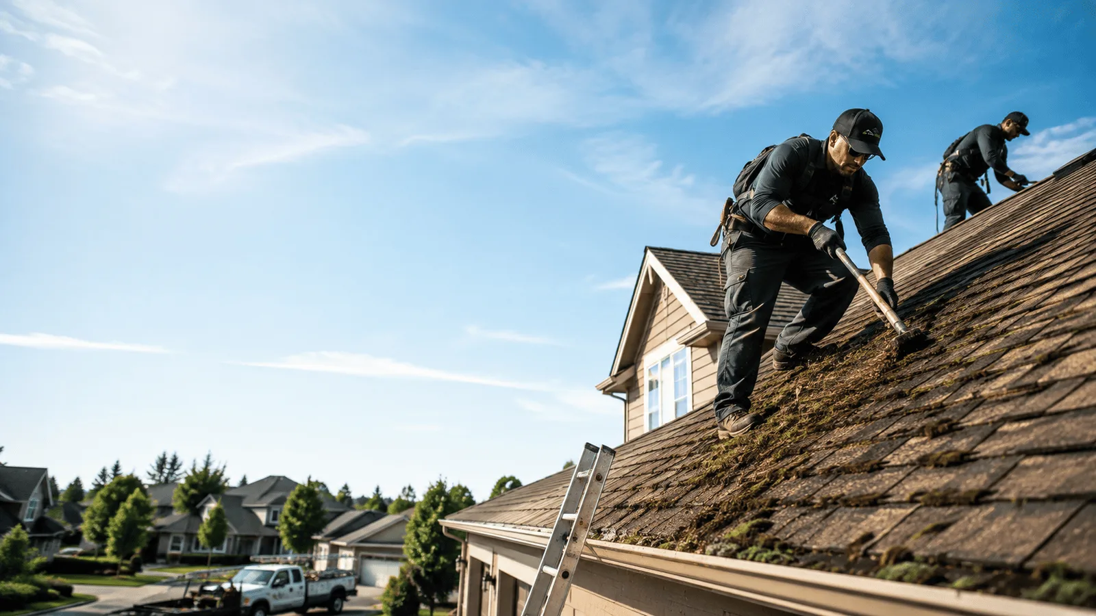 Roof Moss Removal in Mcdade, TX near me